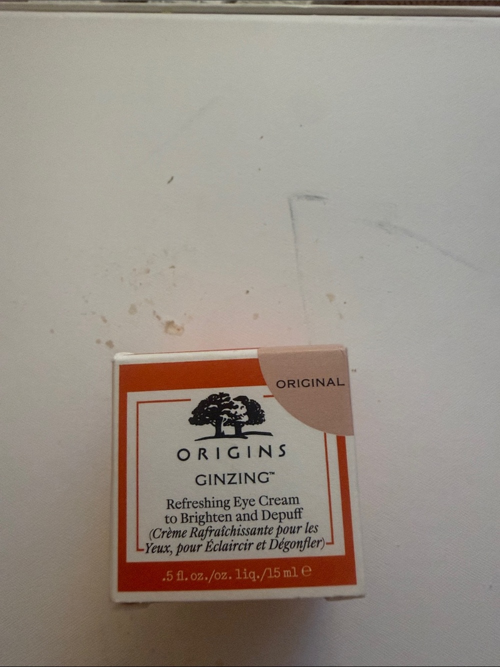 Origins GinZing Refreshing Eye Cream - Orange, White